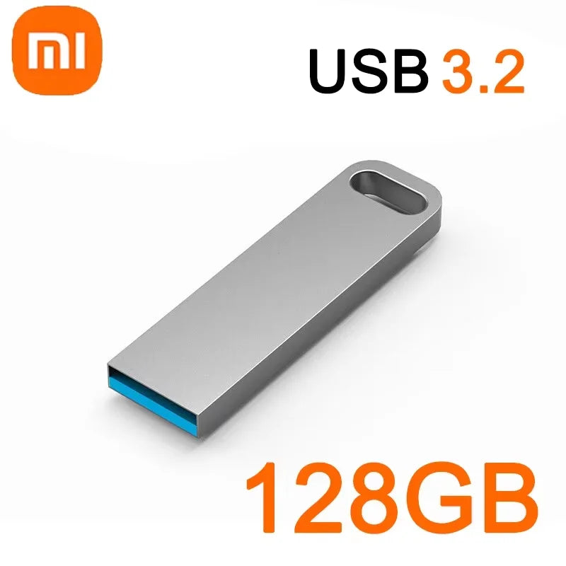 XIAOMI USB 3.2 Flash Drive 2TB Metal U Disk High Speed TypeC Memory Stick Waterproof Storage PC Phone Data Transfer Portable Hot