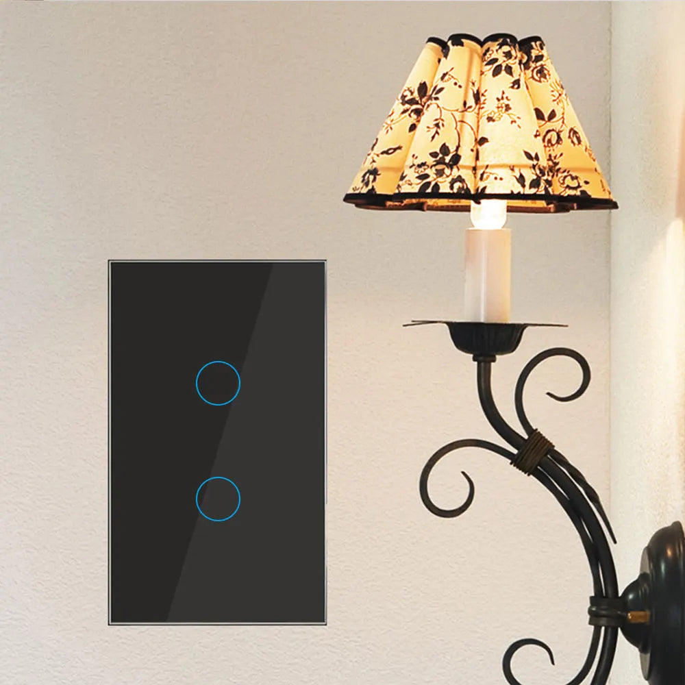 Wifi smart switch Suitable for EWelink App Bluetooth RF Alexa Google voice control No neutral wire Install Touch light switch