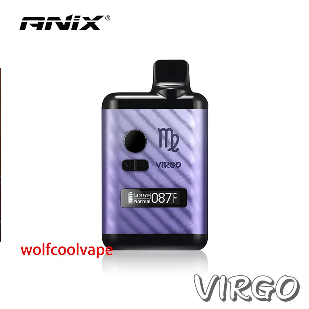 Wolfcoolvape Herbal Dry Herb Vaporizer TC Box Mod Vape 0.5ohm Ceramic Heating 1300mAh Element Screen E Cigarettes