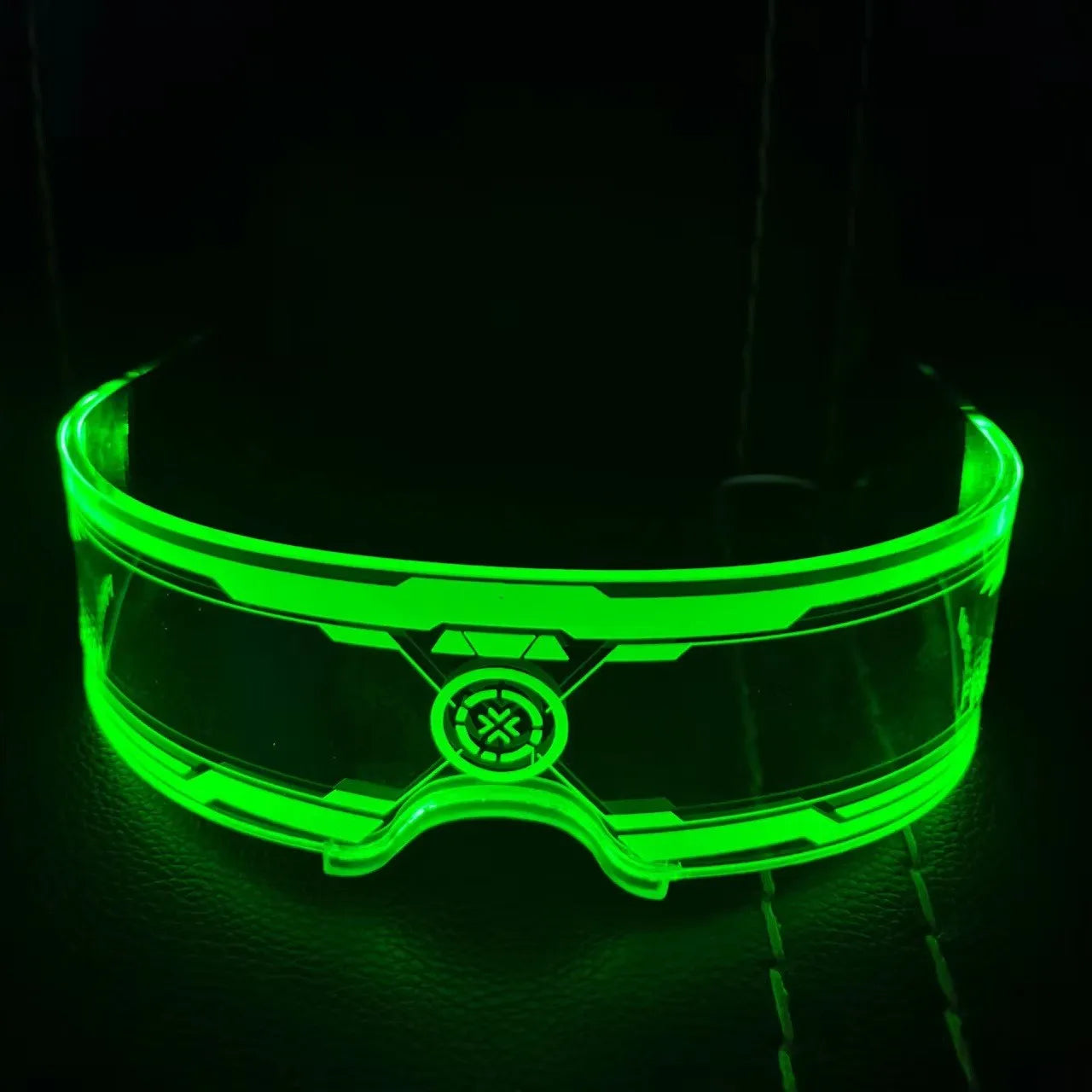 Newest LED Light up Glasses Luminous Glasses Technology Future Glow Party Costume Sunglasses Nightclub DJ Dance Party Decor