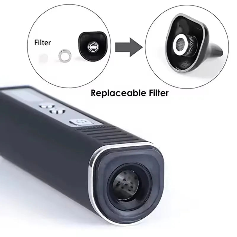 Sakkrrua Dry Herb Vaporizer Pathfinder V2 Kit Electronic Cigarettes 2200mah Herbal Tobacco Vape Smoke Kits