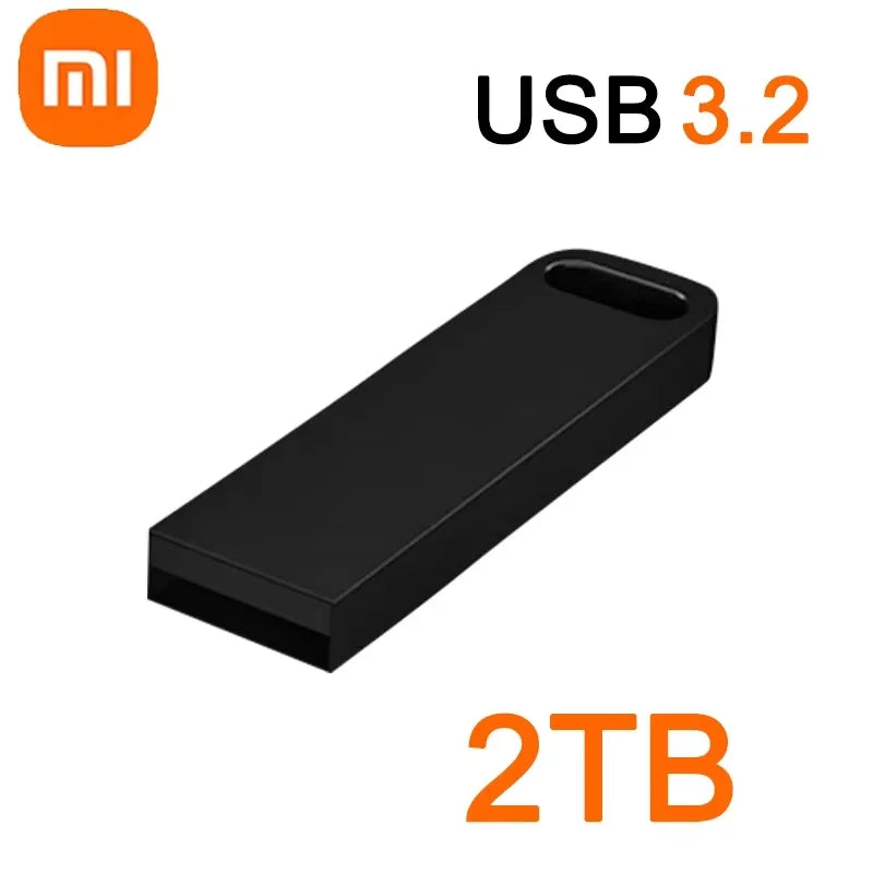 XIAOMI USB 3.2 Flash Drive 2TB Metal U Disk High Speed TypeC Memory Stick Waterproof Storage PC Phone Data Transfer Portable Hot